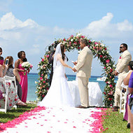 Floral Arch - Shoreside - Cozumel