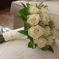 Deluxe Bridal Bouquet - Roses - Barbados