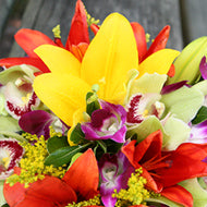 Bridal Bouquet - Deluxe Tropical - Miami