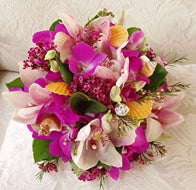 Bridal Bouquet - Cymbidium & Shells - Miami