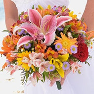 Bridal Bouquet - Deluxe Tropical - Mobile