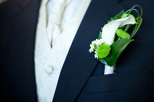 Boutonniere - White Mini Calla - Baltimore