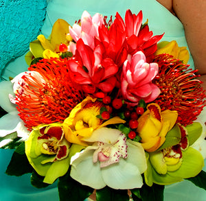 Bridesmaid Bouquet - Tropical - New York